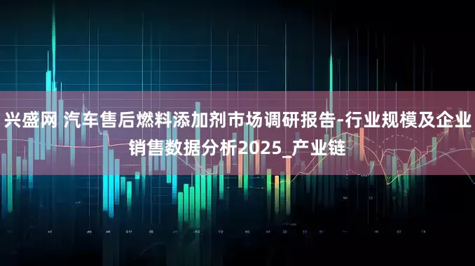 兴盛网 汽车售后燃料添加剂市场调研报告-行业规模及企业销售数据分析2025_产业链