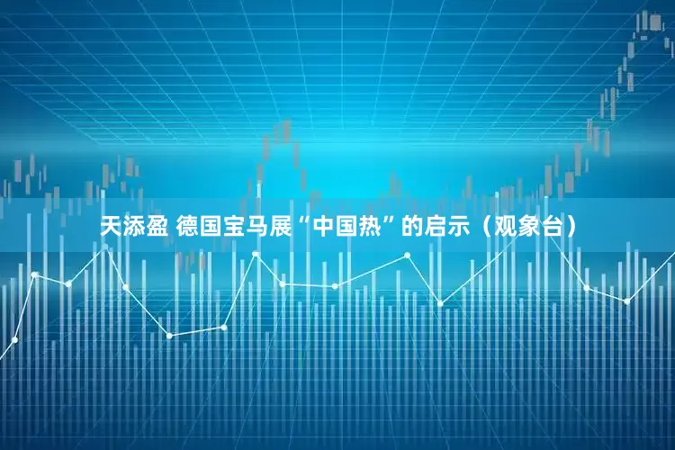 天添盈 德国宝马展“中国热”的启示（观象台）